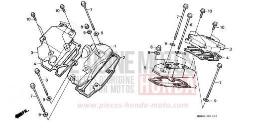 COUVERCLE DE POUSSOIR VT1100CJ de 1988